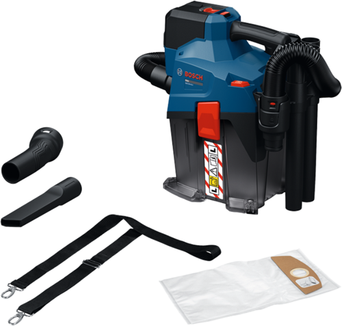 Bosch blauw gas 18v-6ls professional accustofzuiger | zonder accu's en lader - 06019k2100