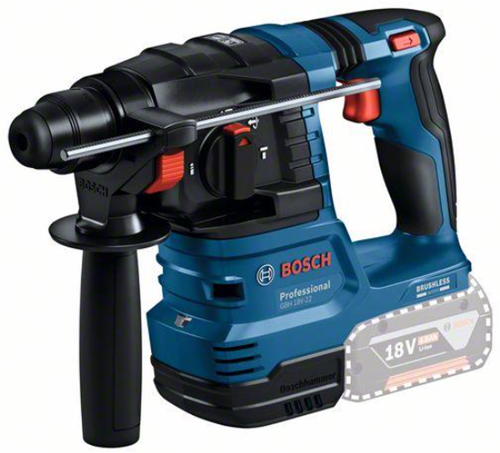Trapano avvitatore a percussione Bosch blu gbh 18v-22 | 1,9 anni | senza batterie e caricabatterie | in scatola - 0611924000