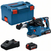 Trapano a percussione a batteria Bosch blu gbh 18v-22 + aspirazione polvere gde 18v-12 | 2 batterie da 4,0 Ah | in l-boxx - 0611924003
