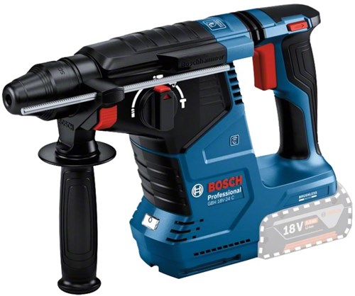 Trapano avvitatore a percussione professionale Bosch blue gbh 18v-24c | sds-plus | senza batteria e caricabatteria - 0611923000