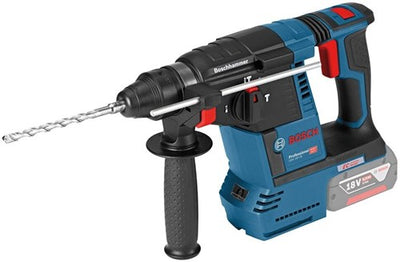 Bosch blauw gbh 18v-26 f | accu boorhamer 18v sds-plus in l-boxx met wisselboorhouder en handgreep | zonder accu's en lader - 061191000j
