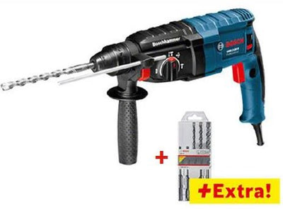 Trapano a percussione Bosch blu gbh 2-24 df | 790w 2,7 anni | + Set trapano a percussione da 5 pezzi - 06112a0402