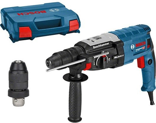 Bosch martillo combinado azul gbh 2-28 f SDS-plus + portabrocas sin llave en estuche - 0611267600