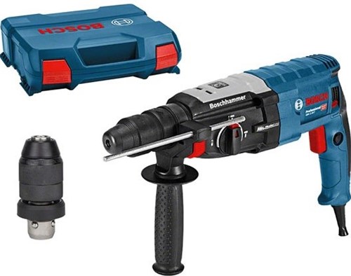 Martello combinato Bosch blu gbh 2-28 f SDS-plus + mandrino autoserrante in valigetta - 0611267600