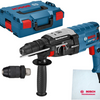Bosch blauw bosch professional gbh 2-28 f boorhamer (diepteaanslag 210 mm, handgreep, snelspanboorhouder 13 mm, wisselboorhouder sds-plus)