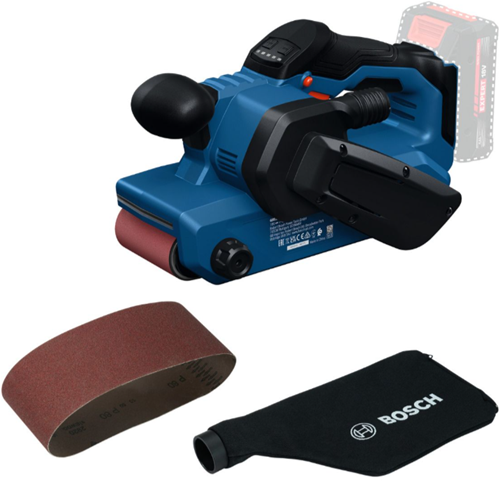 Lijadora de banda inalámbrica bosch azul gbs 18v-75 | sin pilas ni cargador - 06012c2000