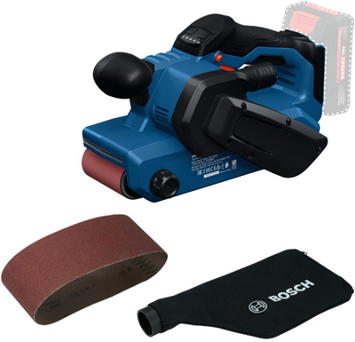 Lijadora de banda inalámbrica bosch azul gbs 18v-75 | sin pilas ni cargador - 06012c2000