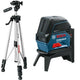 Laser di linea professionale Bosch gcl 2-15 blu + treppiede bt 150 - 06159940fv