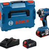 Bosch blauw gdr 18v-215 accu slagschroevendraaier | inclusief 2x gba 18v 4,0 ah lader gal 18v-40 - 06019n2002