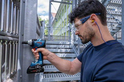 Bosch blue gds 18v-330 hc cordless impact driver | 330nm | 2 x 5.0 ah battery + charger | in l-boxx - 06019l5003