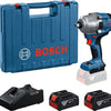 Avvitatore a percussione a batteria Bosch Blue GDS 18V-780 | 2x GBA 18v 5.0 ah e caricabatterie gal 18v-40 - 06019p4021