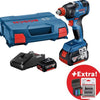 Bosch blu gdx 18v-200 professionale | Avvitatore ad impulsi a batteria | impostare | 2 batterie | in l-boxx - 0615990m38