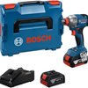 Bosch blauw gdx 18v-285 accu slagschroevendraaier slagmoeraanzetter | inclusief 2x gba 18v 4,0 ah lader gal 18v-40 - 06019n2102