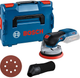 Levigatrice eccentrica a batteria Bosch Blue Gex 12v-150-3 | assolo in l-boxx | senza batteria e caricabatteria - 0601373301