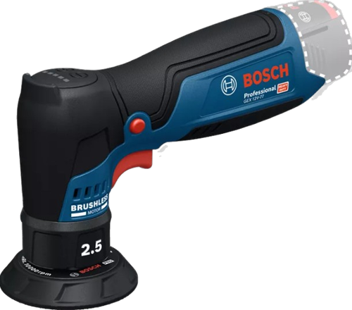 Levigatrice eccentrica Bosch Blue Gex 12v-77 | senza batterie e caricabatterie - 06019l2100