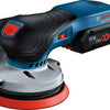 Bosch azul gex 18v-125 profesional | lijadora excéntrica inalámbrica | 18v | cuerpo | sin cargadores de baterias | en caja - 0601372201