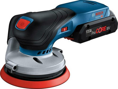 Bosch azul gex 18v-125 profesional | lijadora excéntrica inalámbrica | 18v | cuerpo | sin cargadores de baterias | en caja - 0601372201