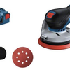Bosch azul gex 18v-125 profesional | lijadora excéntrica inalámbrica | 18v | cuerpo | sin cargadores de baterias | en l-boxx - 0601372200