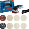 Bosch blu gex 18v-125 professionale | levigatrice eccentrica a batteria | 18v senza caricabatteria + set iniziale m480 | in l-boxx - 0615a5004h