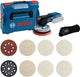 Bosch blu gex 18v-125 professionale | levigatrice eccentrica a batteria | 18v senza caricabatteria + set iniziale m480 | in l-boxx - 0615a5004h