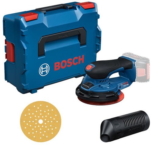 Levigatrice eccentrica a batteria Bosch Blue Gex 18v-150-3 | esclusa batteria e caricabatteria in l-boxx - 0601372903