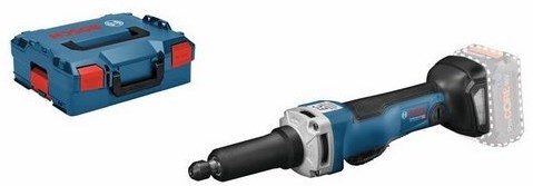 Amoladora recta profesional bosch blue ggs 18v-23 plc con interruptor de seguridad sin pilas y cargador en l-boxx - 0601229200