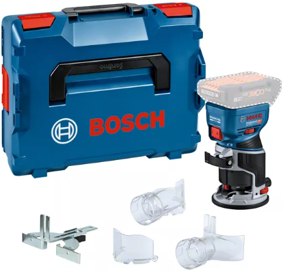 Fresa per bordi a batteria Bosch GKF 18V-8 Blu | 18v| senza batteria e caricabatterie | in l-boxx 136-06016c2001