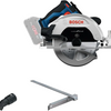 Sierra circular inalámbrica profesional bosch gks 18v-68-2 azul | excluyendo batería y cargador en l-boxx - 06016d0001
