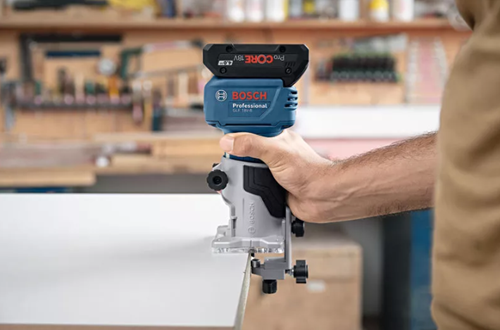 Fresa per bordi professionale a batteria Bosch blue glf 18v-8 | 18v| senza batteria e caricabatterie | in scatola - 06016c6000