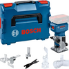 Fresa per bordi professionale a batteria Bosch blue glf 18v-8 | 18v| senza batteria e caricabatterie | in l-boxx 136 - 06016c6001