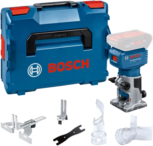 Fresa per bordi professionale a batteria Bosch blue glf 18v-8 | 18v| senza batteria e caricabatterie | in l-boxx 136 - 06016c6001