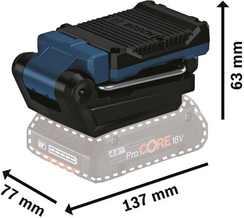 Torcia a batteria Bosch gli 18v nuda