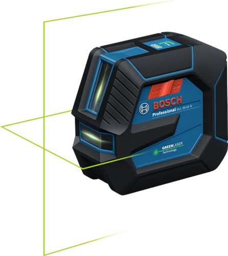 Laser a linea Bosch blu gl 20-22 g | 4x batteria 1,5 V LR6 (aa) | in scatola - 0601065600