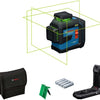 Laser a linea Bosch blu gll 80-33 cg | 4x batteria 1,5 V LR6 (aa) | in scatola - 0601065500