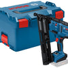 Bosch blu Bosch Professional GNH 18V-64 MD Graffatrice di finitura a batteria 15GA 18V Corpo base in L-Boxx - 0601482201