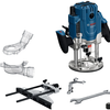 Bosch blauw gof 20-12 bovenfrees | incl. sleutel, parallelgeleider, 2x spantang, 2x stofadapter, rolgeleider - 0601627221
