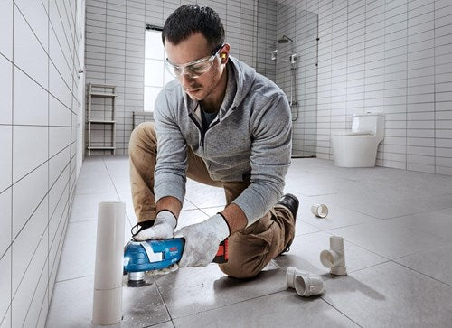 Bosch blauw gop 18v-34 accu multitool 18v | zonder accu's en lader in l-boxx - 06018g2000