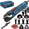 Bosch blauw gop 40-30 multitool 400w in l-boxx + accessoires - 0601231001