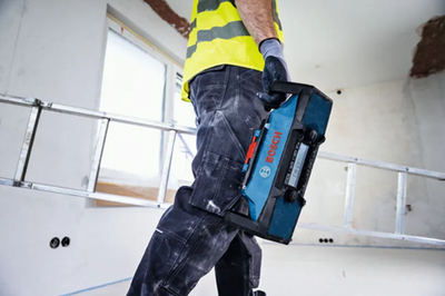 Bosch gpb azul 18v-3c profesional | radio de construcción 18v | fm y bluetooth | sin cargador de batería - 06014a3200