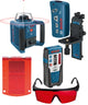 Bosch blauw grl 300 hv set rotatielaser | + lr 1 + wm4 + rc1 - 0601061501