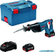 Sierra de sable a bateria bosch azul gsa 18 v-li | 5.0ah de iones de litio | en l-boxx - 060164j00b