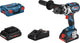 Bosch blauw bosch professional gsb 18v-110 c accu klop- schroefboormachine 18v 4.0ah in l-boxx - 06019g030b