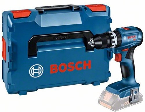Avvitatore a batteria e trapano a percussione Bosch blu GSB 18V-45 | escl. batterie e caricabatterie | in l-boxx 06019k3301