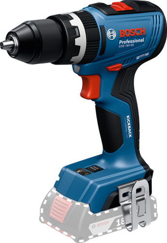 Trapano avvitatore a percussione a batteria Bosch blu gsb 18v-65 | escluse batterie e caricabatterie - 06019n3300