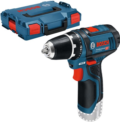 Bosch blauw gsr 12v-15 accu boorschroevendraaier | zonder accu's en lader | in l-boxx - 060186810d
