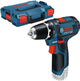 Bosch blauw gsr 12v-15 accu boorschroevendraaier | zonder accu's en lader | in l-boxx - 060186810d