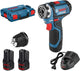Trapano avvitatore Bosch GSR 12V-15 FC (2x 2.0Ah + Gal 1230 CV + GFA 12-B)