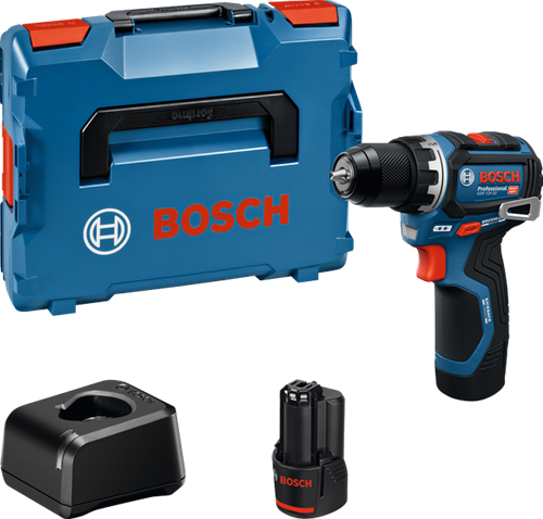 Bosch blauw gsr 12v-32 accuschroefboormachine | 2x gba 12v 2,0 ah en lader gal 12v-20 - 06019n7002