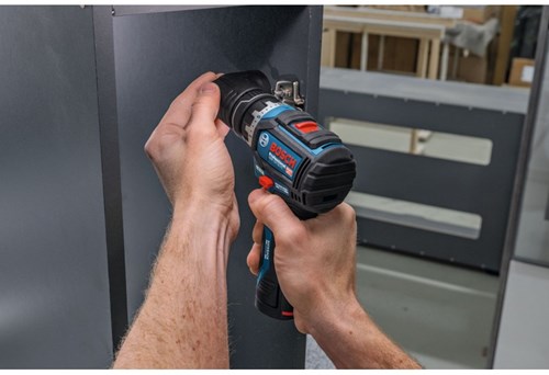 Trapano avvitatore professionale Bosch blue gsr 12v-32 fc - flexiclick | 2 batterie da 2,0 Ah | + allegati - 06019n7101