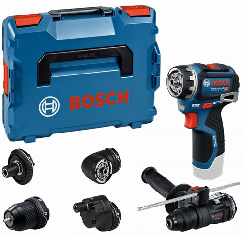 Trapano avvitatore professionale Bosch blue gsr 12v-32 fc - flexiclick | senza batterie e caricabatterie | con allegati - 06019n7102